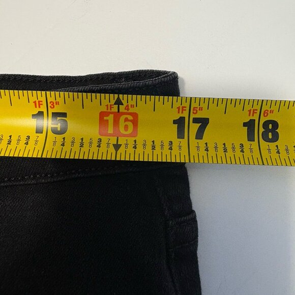 Buckle Flying Monkey High Rise Ankle Skinny Black Jeans Women's Size 32 27" Ins - Picture 9 of 10